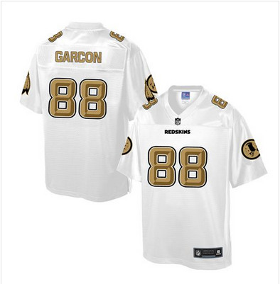 Nike Redskins #88 Pierre Garcon White Men's NFL Pro Line Fashion Game Jersey