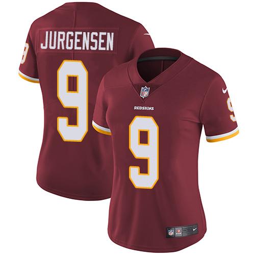 Nike Redskins #9 Sonny Jurgensen Burgundy Red Team Color Women's Stitched NFL Vapor Untouchable Limited Jersey Nike Redskins #9 Sonny Jurgensen Burgundy Red Team Color Women's Stitched NFL Vapor Untouchable Limited Jersey