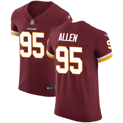 Nike Redskins #95 Jonathan Allen Burgundy Red Team Color Men's Stitched NFL Vapor Untouchable Elite Jersey Nike Redskins #95 Jonathan Allen Burgundy Red Team Color Men's Stitched NFL Vapor Untouchable Elite Jersey