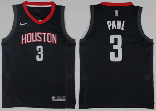 Nike Rockets #3 Chris Paul Black Statement Edition NBA Swingman Jersey Nike Rockets #3 Chris Paul Black Statement Edition NBA Swingman Jersey