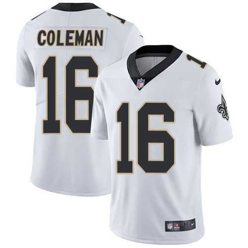 Nike Saints #16 Brandon Coleman White Youth Stitched NFL Vapor Untouchable Limited Jersey Nike Saints #16 Brandon Coleman White Youth Stitched NFL Vapor Untouchable Limited Jersey