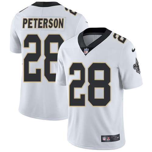 Nike Saints #28 Adrian Peterson White Youth Stitched NFL Vapor Untouchable Limited Jersey
