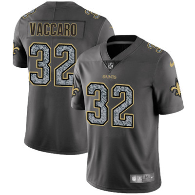 Nike Saints #32 Kenny Vaccaro Gray Static Men's NFL Vapor Untouchable Game Jersey
