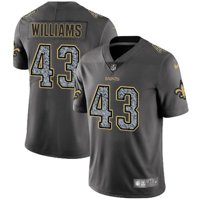 Nike Saints #43 Marcus Williams Gray Static Youth NFL Vapor Untouchable Game Jersey