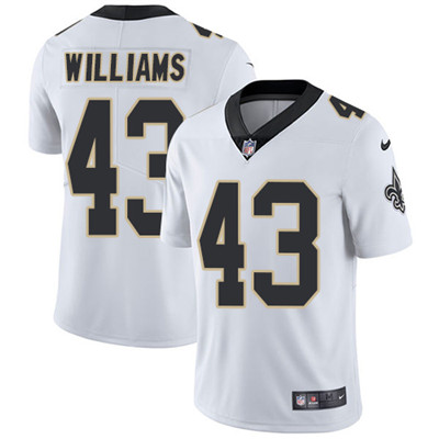 Nike Saints #43 Marcus Williams White Youth Stitched NFL Vapor Untouchable Limited Jersey Nike Saints #43 Marcus Williams White Youth Stitched NFL Vapor Untouchable Limited Jersey