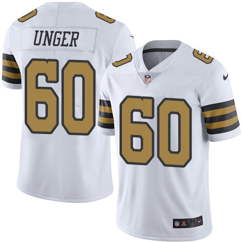 Nike Saints #60 Max Unger White Youth Stitched NFL Limited Rush Jersey Nike Saints #60 Max Unger White Youth Stitched NFL Limited Rush Jersey