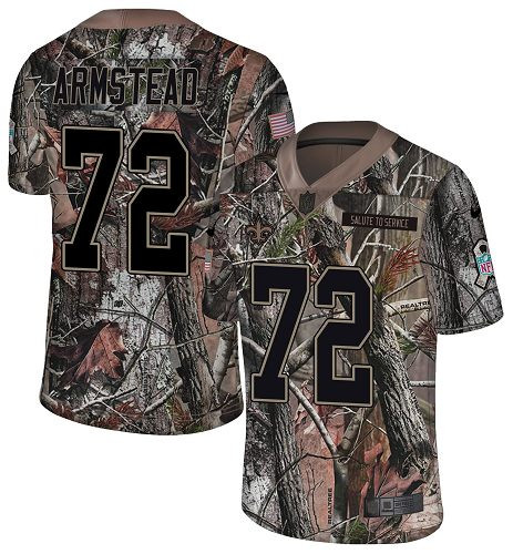 Nike Saints #72 Terron Armstead Camo Men's Stitched NFL Limited Rush Realtree Jersey Nike Saints #72 Terron Armstead Camo Men's Stitched NFL Limited Rush Realtree Jersey