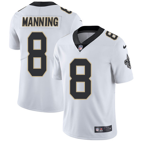 Nike Saints #8 Archie Manning White Men's Stitched NFL Vapor Untouchable Limited Jersey Nike Saints #8 Archie Manning White Men's Stitched NFL Vapor Untouchable Limited Jersey