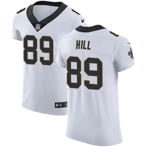 Nike Saints #89 Josh Hill White Men's Stitched NFL Vapor Untouchable Elite Jersey Nike Saints #89 Josh Hill White Men's Stitched NFL Vapor Untouchable Elite Jersey