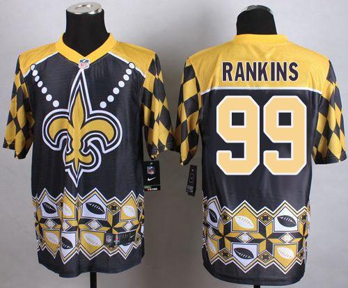 Nike Saints #99 Sheldon Rankins Black Men's Stitched NFL Elite Noble Fashion Jersey Nike Saints #99 Sheldon Rankins Black Men's Stitched NFL Elite Noble Fashion Jersey