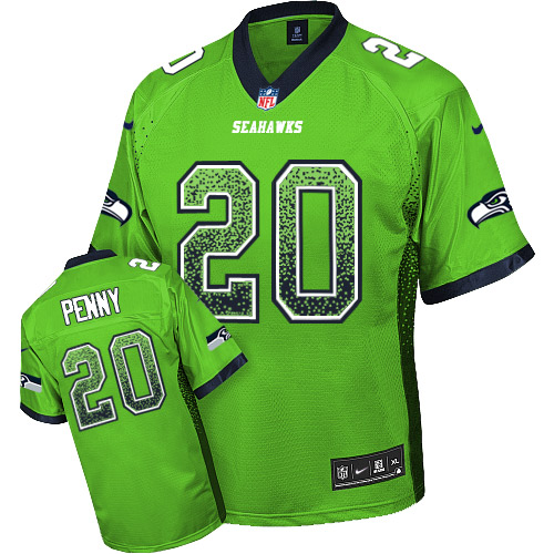 Nike Seahawks #20 Rashaad Penny Green Men's Stitched NFL Elite Drift Fashion Jersey Nike Seahawks #20 Rashaad Penny Green Men's Stitched NFL Elite Drift Fashion Jersey