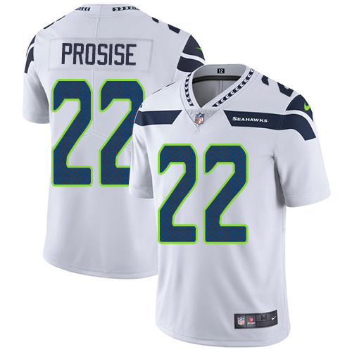 Nike Seahawks #22 C. J. Prosise White Men's Stitched NFL Vapor Untouchable Limited Jersey Nike Seahawks #22 C. J. Prosise White Men's Stitched NFL Vapor Untouchable Limited Jersey