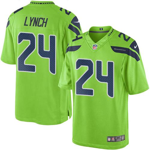 Nike Seahawks #24 Marshawn Lynch Green Men's Stitched NFL Limited Rush Jersey Nike Seahawks #24 Marshawn Lynch Green Men's Stitched NFL Limited Rush Jersey