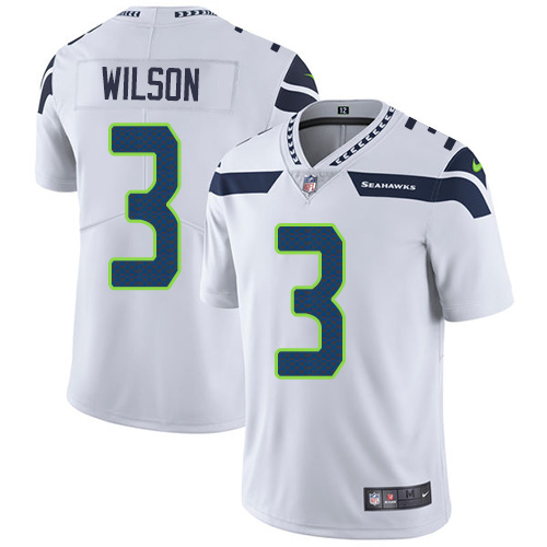 Nike Seahawks #3 Russell Wilson White Men's Stitched NFL Vapor Untouchable Limited Jersey Nike Seahawks #3 Russell Wilson White Men's Stitched NFL Vapor Untouchable Limited Jersey