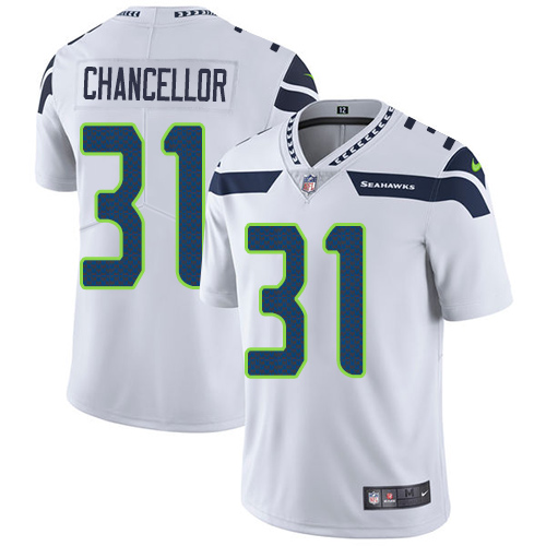 Nike Seahawks #31 Kam Chancellor White Men's Stitched NFL Vapor Untouchable Limited Jersey Nike Seahawks #31 Kam Chancellor White Men's Stitched NFL Vapor Untouchable Limited Jersey