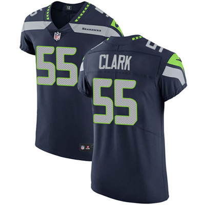 Nike Seahawks #55 Frank Clark Steel Blue Team Color Men's Stitched NFL Vapor Untouchable Elite Jersey Nike Seahawks #55 Frank Clark Steel Blue Team Color Men's Stitched NFL Vapor Untouchable Elite Jersey