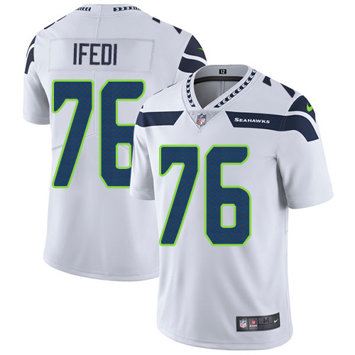 Nike Seahawks #76 Germain Ifedi White Men's Stitched NFL Vapor Untouchable Limited Jersey Nike Seahawks #76 Germain Ifedi White Men's Stitched NFL Vapor Untouchable Limited Jersey