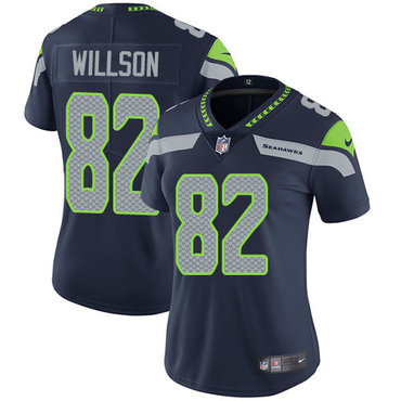 Nike Seahawks #82 Luke Willson Steel Blue Team Color Women's Stitched NFL Vapor Untouchable Limited Jersey Nike Seahawks #82 Luke Willson Steel Blue Team Color Women's Stitched NFL Vapor Untouchable Limited Jersey