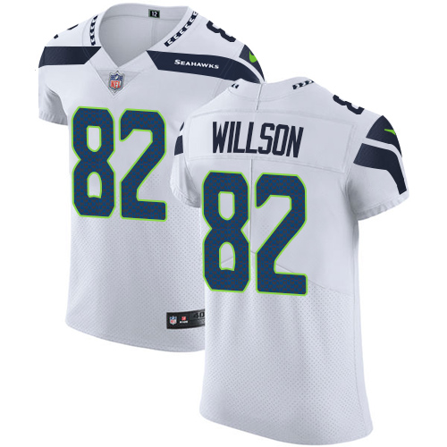 Nike Seahawks #82 Luke Willson White Men's Stitched NFL Vapor Untouchable Elite Jersey Nike Seahawks #82 Luke Willson White Men's Stitched NFL Vapor Untouchable Elite Jersey