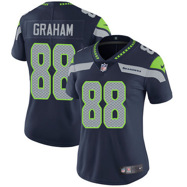 Nike Seahawks #88 Jimmy Graham Steel Blue Team Color Women's Stitched NFL Vapor Untouchable Limited Jersey Nike Seahawks #88 Jimmy Graham Steel Blue Team Color Women's Stitched NFL Vapor Untouchable Limited Jersey