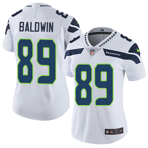 Nike Seahawks #89 Doug Baldwin White Women's Stitched NFL Vapor Untouchable Limited Jersey Nike Seahawks #89 Doug Baldwin White Women's Stitched NFL Vapor Untouchable Limited Jersey