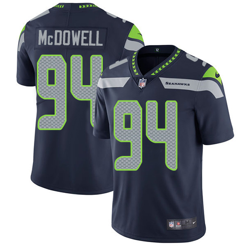 Nike Seahawks #94 Malik McDowell Steel Blue Team Color Men's Stitched NFL Vapor Untouchable Limited Jersey Nike Seahawks #94 Malik McDowell Steel Blue Team Color Men's Stitched NFL Vapor Untouchable Limited Jersey