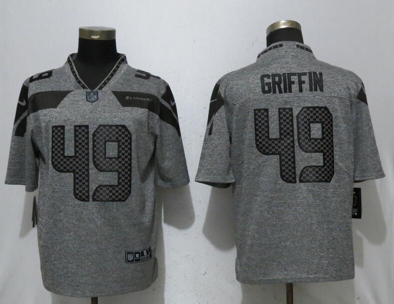 Nike Seahawks 49 Shaquem Griffin Gray Gridiron Gray Vapor Untouchable Limited Jersey Nike Seahawks 49 Shaquem Griffin Gray Gridiron Gray Vapor Untouchable Limited Jersey