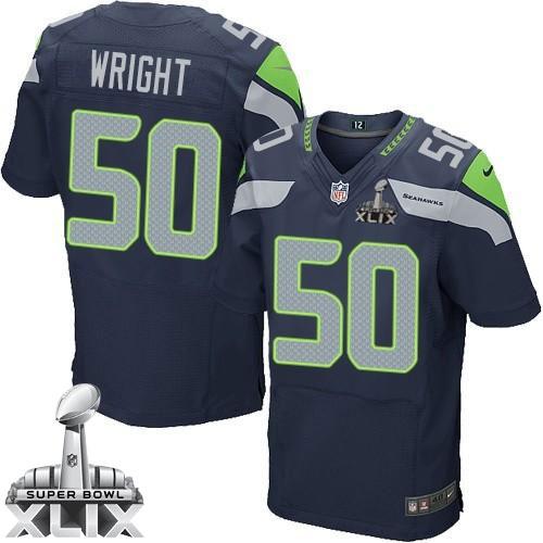 Nike Seattle Seahawks #50 K.J.  Wright Stitched NFL Elite Split Jersey