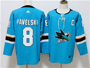 Nike Sharks #8 Joe Pavelski Teal Adidas Jersey Nike Sharks #8 Joe Pavelski Teal Adidas Jersey
