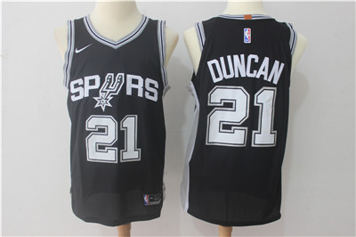 Nike Spurs #21 Tim Duncan Black Authentic Stitched NBA Jersey Nike Spurs #21 Tim Duncan Black Authentic Stitched NBA Jersey