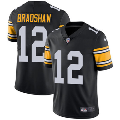 Nike Steelers #12 Terry Bradshaw Black Alternate Youth Stitched NFL Vapor Untouchable Limited Jersey Nike Steelers #12 Terry Bradshaw Black Alternate Youth Stitched NFL Vapor Untouchable Limited Jersey