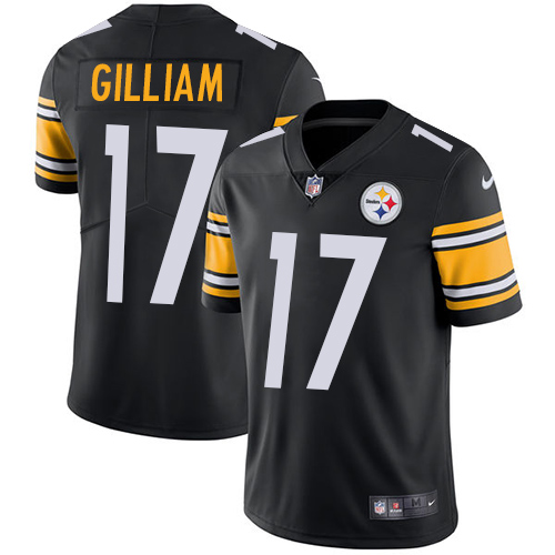 Nike Steelers #17 Joe Gilliam Black Team Color Men's Stitched NFL Vapor Untouchable Limited Jersey Nike Steelers #17 Joe Gilliam Black Team Color Men's Stitched NFL Vapor Untouchable Limited Jersey