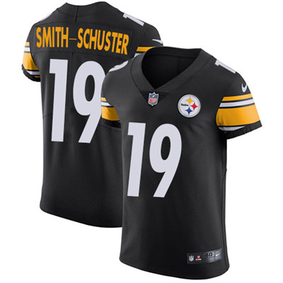 Nike Steelers #19 JuJu Smith-Schuster Black Team Color Men's Stitched NFL Vapor Untouchable Elite Jersey