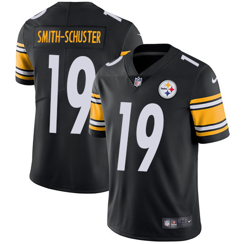 Nike Steelers #19 JuJu Smith-Schuster Black Team Color Men's Stitched NFL Vapor Untouchable Limited Jersey Nike Steelers #19 JuJu Smith-Schuster Black Team Color Men's Stitched NFL Vapor Untouchable Limited Jersey
