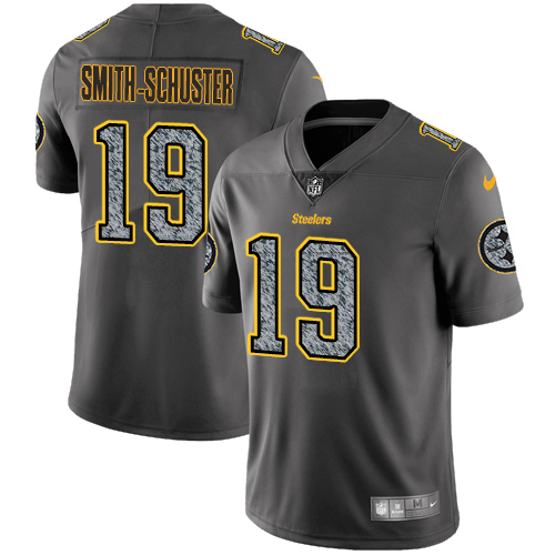 Nike Steelers #19 JuJu Smith-Schuster Gray Static Youth Stitched NFL Vapor Untouchable Limited Jersey Nike Steelers #19 JuJu Smith-Schuster Gray Static Youth Stitched NFL Vapor Untouchable Limited Jersey