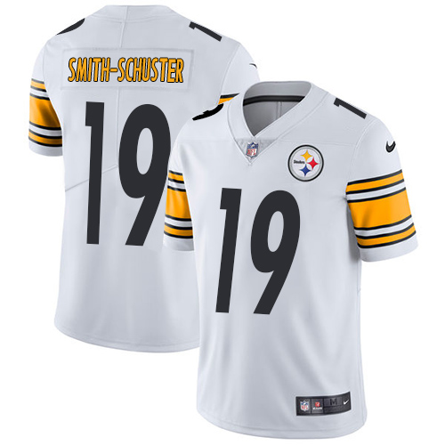 Nike Steelers #19 JuJu Smith-Schuster White Men's Stitched NFL Vapor Untouchable Limited Jersey Nike Steelers #19 JuJu Smith-Schuster White Men's Stitched NFL Vapor Untouchable Limited Jersey