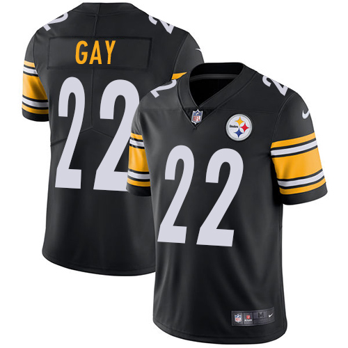 Nike Steelers #22 William Gay Black Team Color Men's Stitched NFL Vapor Untouchable Limited Jersey Nike Steelers #22 William Gay Black Team Color Men's Stitched NFL Vapor Untouchable Limited Jersey