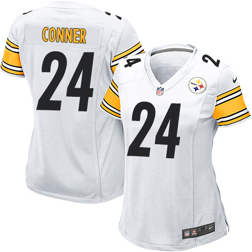 Nike Steelers #24 James Conner White Women's Stitched NFL Elite Jersey Nike Steelers #24 James Conner White Women's Stitched NFL Elite Jersey