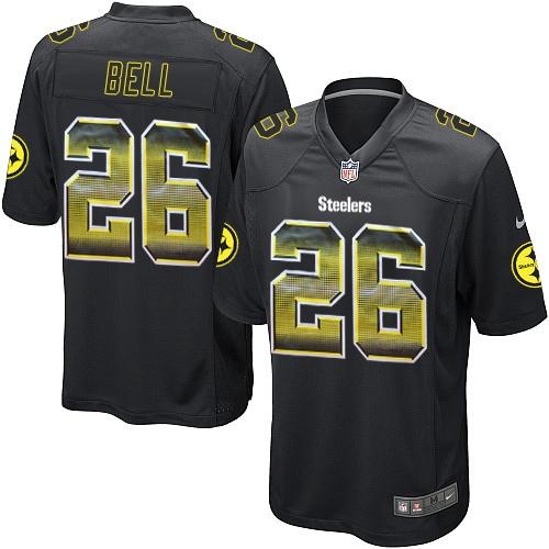 Nike Steelers #26 Le'Veon Bell Black Team Color Men's Stitched NFL Limited Strobe Jersey Nike Steelers #26 Le'Veon Bell Black Team Color Men's Stitched NFL Limited Strobe Jersey