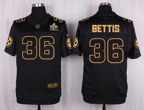 Nike Steelers #36 Jerome Bettis Black Men's Stitched NFL Elite Pro Line Gold Collection Jersey Nike Steelers #36 Jerome Bettis Black Men's Stitched NFL Elite Pro Line Gold Collection Jersey
