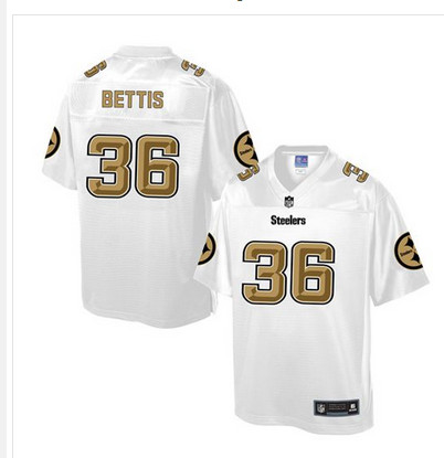 Nike Steelers #36 Jerome Bettis White Men's NFL Pro Line Fashion Game Jersey Nike Steelers #36 Jerome Bettis White Men's NFL Pro Line Fashion Game Jersey