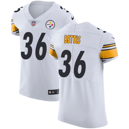 Nike Steelers #36 Jerome Bettis White Men's Stitched NFL Vapor Untouchable Elite Jersey Nike Steelers #36 Jerome Bettis White Men's Stitched NFL Vapor Untouchable Elite Jersey