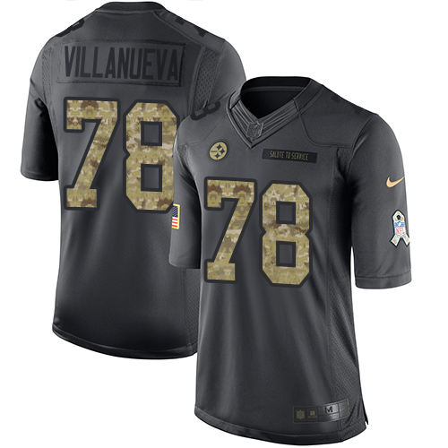 Nike Steelers #78 Alejandro Villanueva Black Men's Stitched NFL Limited 2016 Salute to Service Jersey Nike Steelers #78 Alejandro Villanueva Black Men's Stitched NFL Limited 2016 Salute to Service Jersey