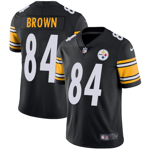 Nike Steelers #84 Antonio Brown Black Team Color Youth Stitched NFL Vapor Untouchable Limited Jersey Nike Steelers #84 Antonio Brown Black Team Color Youth Stitched NFL Vapor Untouchable Limited Jersey