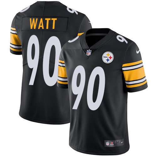 Nike Steelers #90 T. J. Watt Black Team Color Men's Stitched NFL Vapor Untouchable Limited Jersey Nike Steelers #90 T. J. Watt Black Team Color Men's Stitched NFL Vapor Untouchable Limited Jersey
