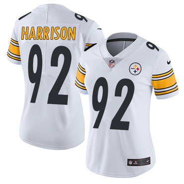 Nike Steelers #92 James Harrison White Women's Stitched NFL Vapor Untouchable Limited Jersey Nike Steelers #92 James Harrison White Women's Stitched NFL Vapor Untouchable Limited Jersey