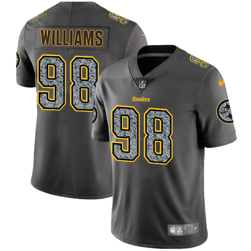 Nike Steelers #98 Vince Williams Gray Static Men's Stitched NFL Vapor Untouchable Limited Jersey Nike Steelers #98 Vince Williams Gray Static Men's Stitched NFL Vapor Untouchable Limited Jersey