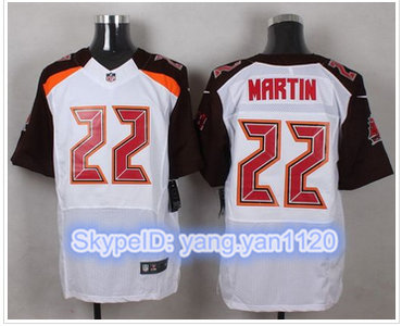 Nike Tampa Bay Buccaneers #22 Doug Martin White Men's Stitched NFL New Elite Jersey