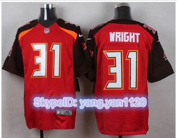 Nike Tampa Bay Buccaneers #31 Major Wright Red Team Color Men's Stitched NFL New Elite Jersey