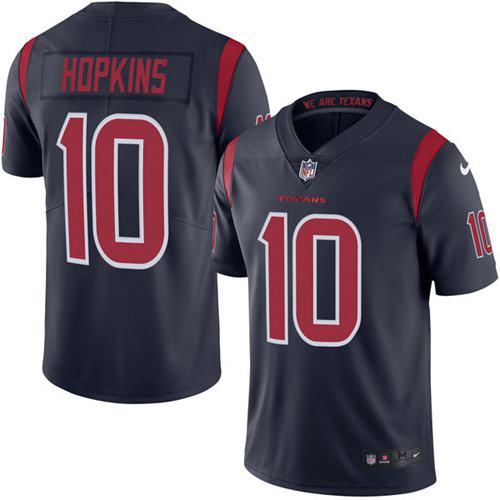 Nike Texans #10 DeAndre Hopkins Navy Blue Youth Stitched NFL Limited Rush Jersey Nike Texans #10 DeAndre Hopkins Navy Blue Youth Stitched NFL Limited Rush Jersey